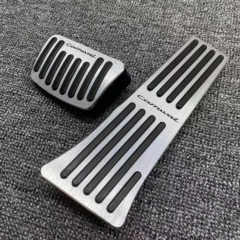 

Для Kia Carnival Sedona KA4 2020 2021 2022 Автомобильная ножная педаль топливная педаль акселератора накладка на педаль тормоза Нескользящая Накладка аксессуары