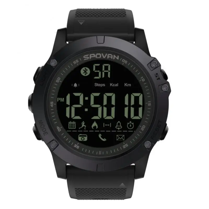 

Adjustable Smart Watch Sports Watch Smart Sport Watch Step Counter Heart Rate Monitor Lcd Display Portable Wristband