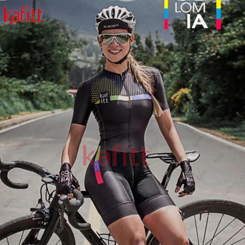 Женский комплект свитера Kafitt велосипедный рекламный комбинезон Летний Новый