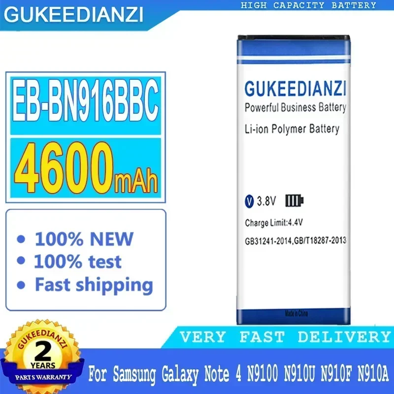 EB-BN916BBC 4600 мАч аккумуляторы для мобильных телефонов большой емкости Samsung Galaxy