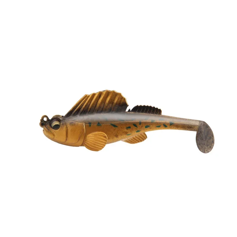 Рыболовная приманка Tsurinoya Ocean MegabassDark Sleeper Chatterbait, воблеры, мягкая приманка, 14 г, крючок, антивисячая нижняя часть, аксессуары для рыбалки
