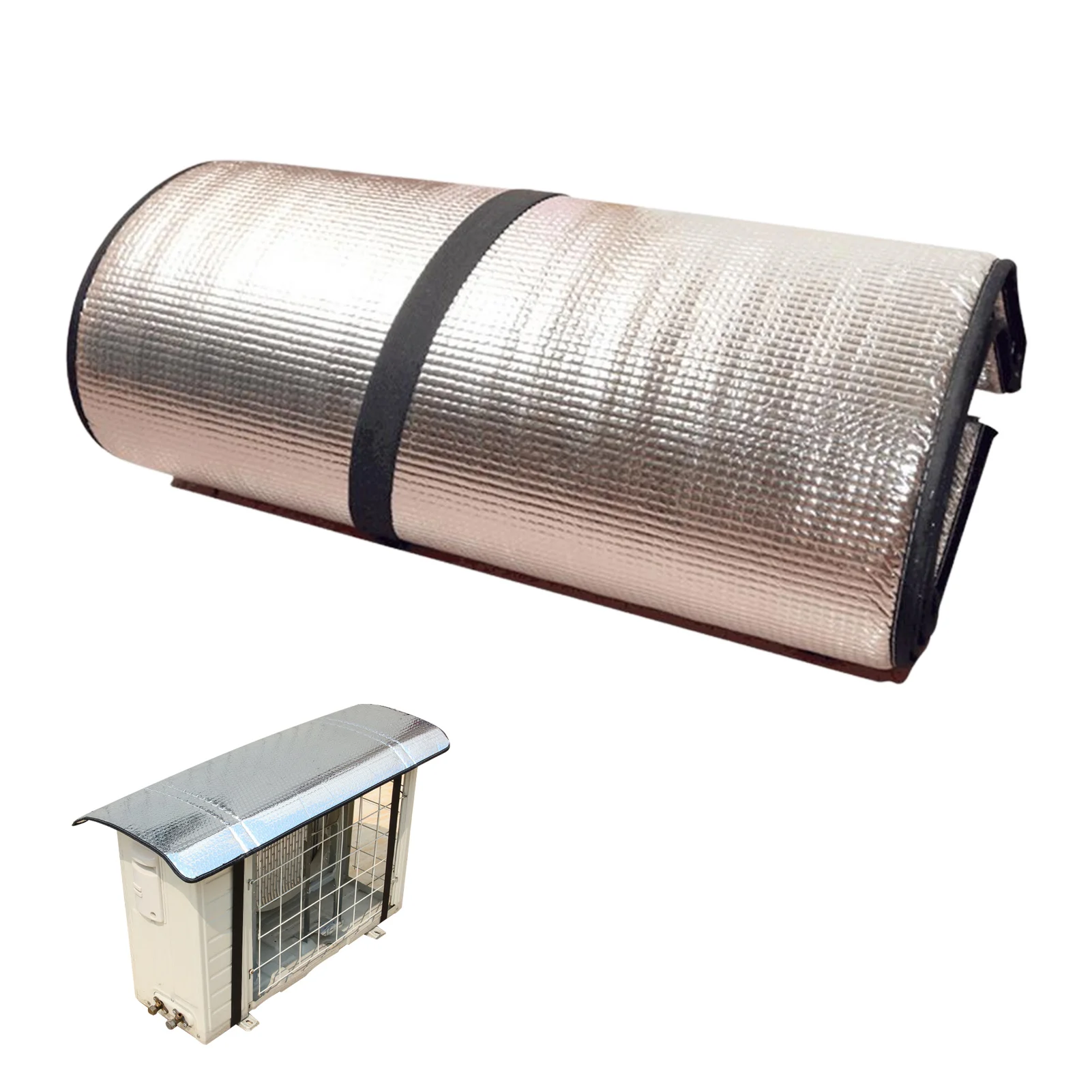 

Air Conditioner Cover AC Unit Cover With Strap AC Cover For Outside Unit Waterproof Heavy Duty Energy Saving All Season