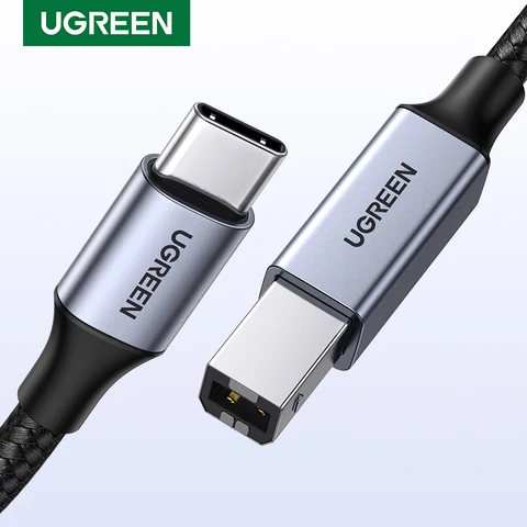 Кабель USB-C/USB 2.0 Ugreen для принтера