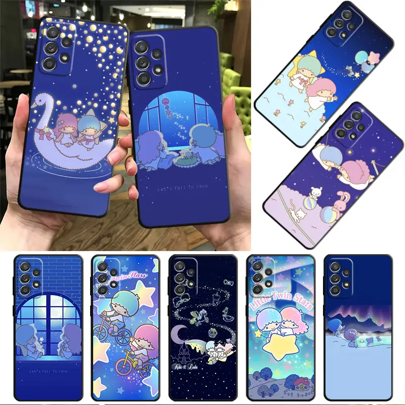

Look Aurora Little Twin Stars Phone Case For Samsung Galaxy A73 A53 A71 A51 A41 A31 A33 A22 A12 A21s A13 A32 A52s A72 A52 A23