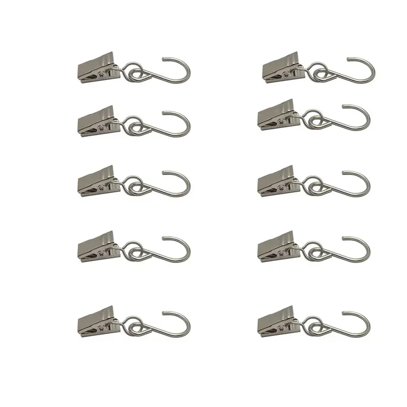 

Металлические S-образные крючки с зажимом