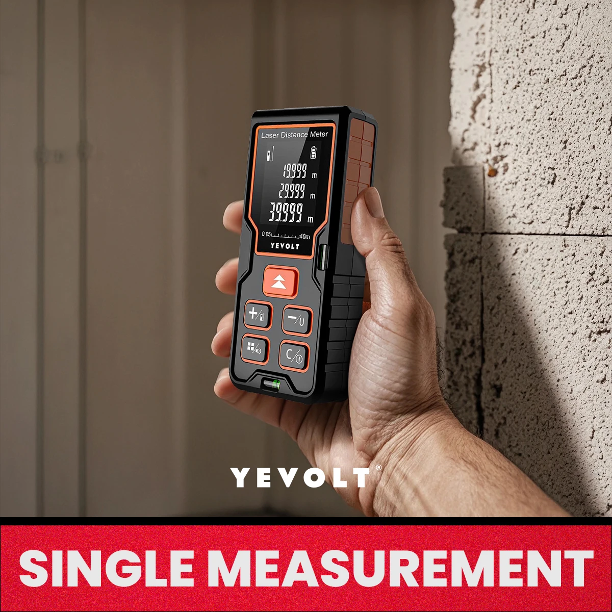 Лазерный дальномер серии YEVOLT DK 40/60/80/100 м цифровые рулетки с подсветкой