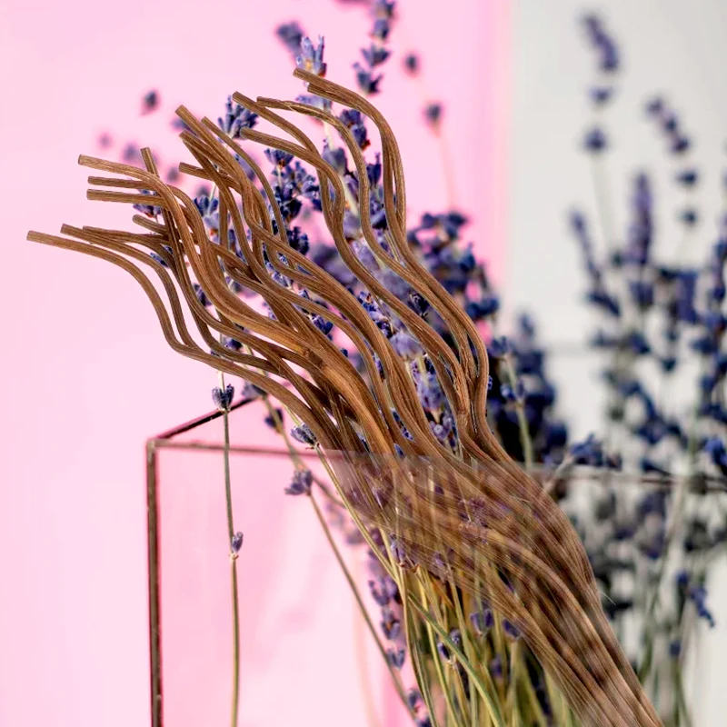 20 шт. длинные волнистые трости из ротанга