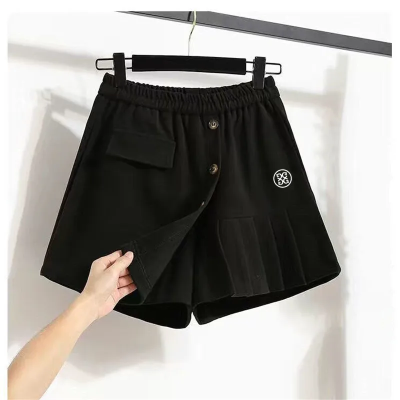 Women's Golf Clothing Winter Autumn Women Golf Shorts Horse Female Fashion Casual Shorts Tennis Skirt Pleated Short Skirts