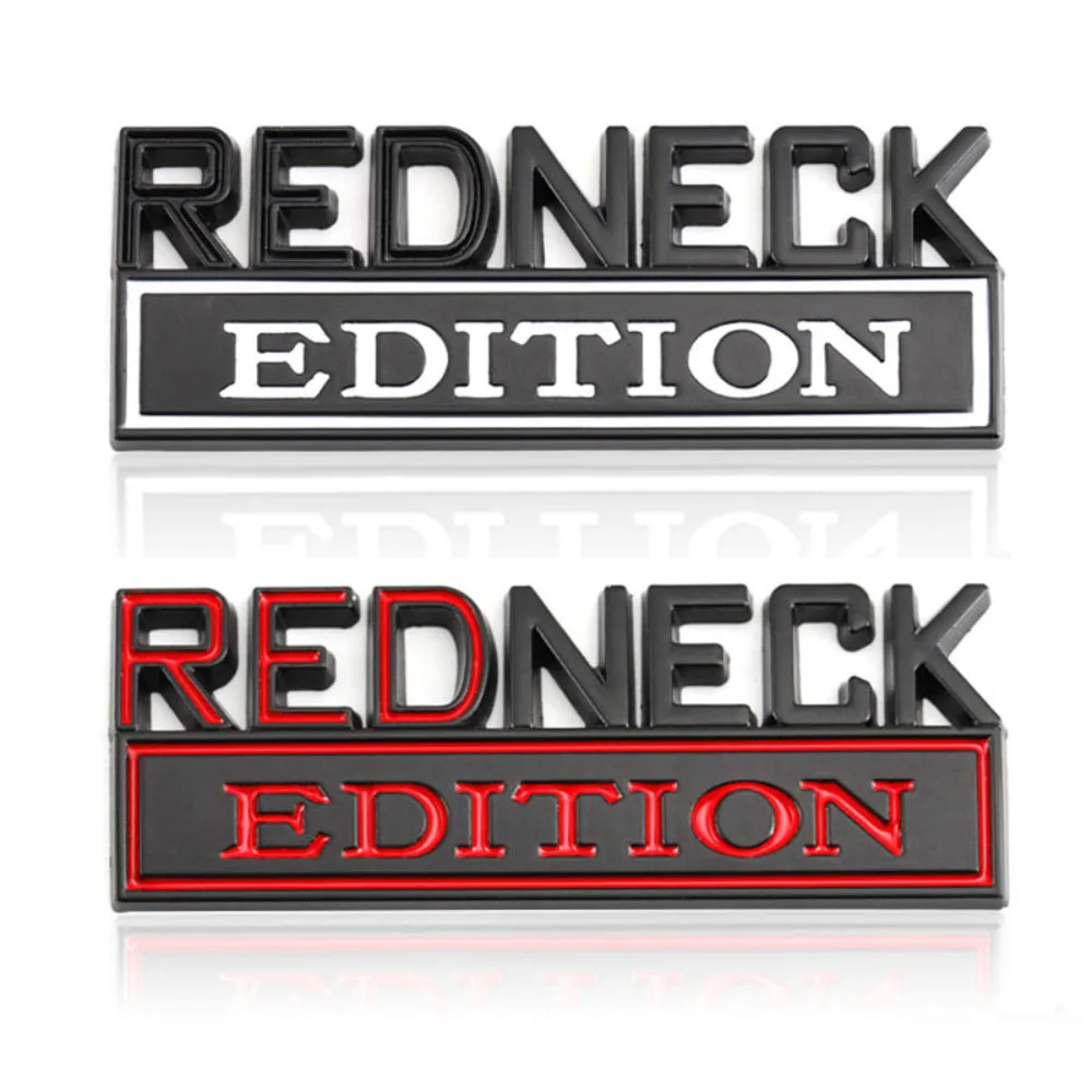 

Автомобильный значок REDNECK EDITION, наклейка с логотипом, задняя сторона, наклейка на переднюю крышку телефона для Jeep Grand Cherokee и Renegade Liberty Patriot