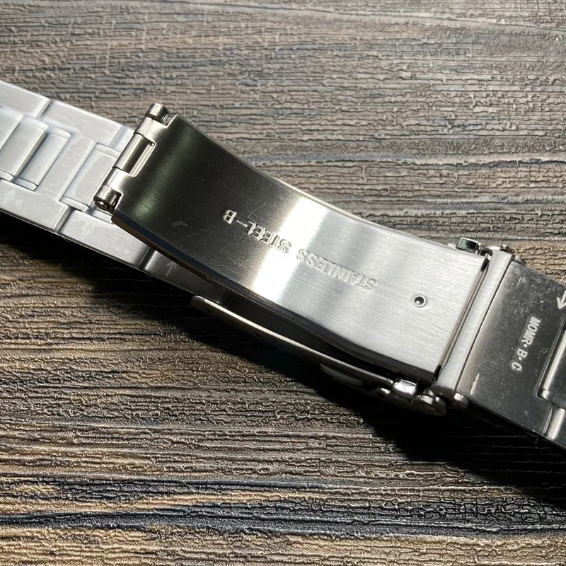 Solid 22mm Width Stainless Steel Watch Strap Deployment Clasp Suitable For SBBN031/33/35 Tuna Diver Watch Case