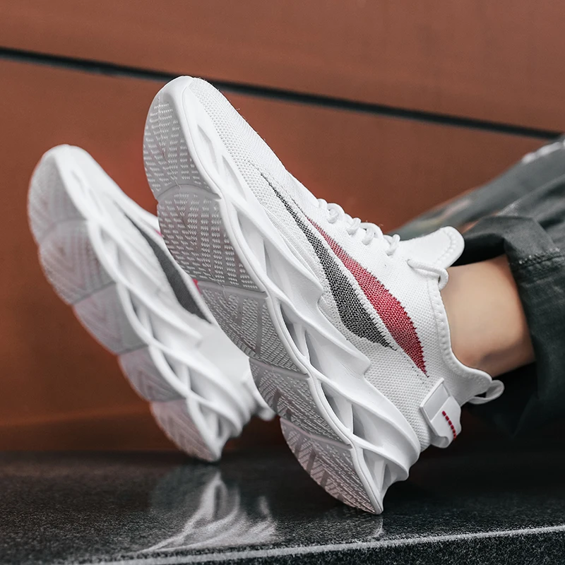 Women and Men Sneakers Breathable Running Shoes Mesh Casual Shoes Lac-up Mens Shoes Couple Gym Women Walking Shoes Zapatillas