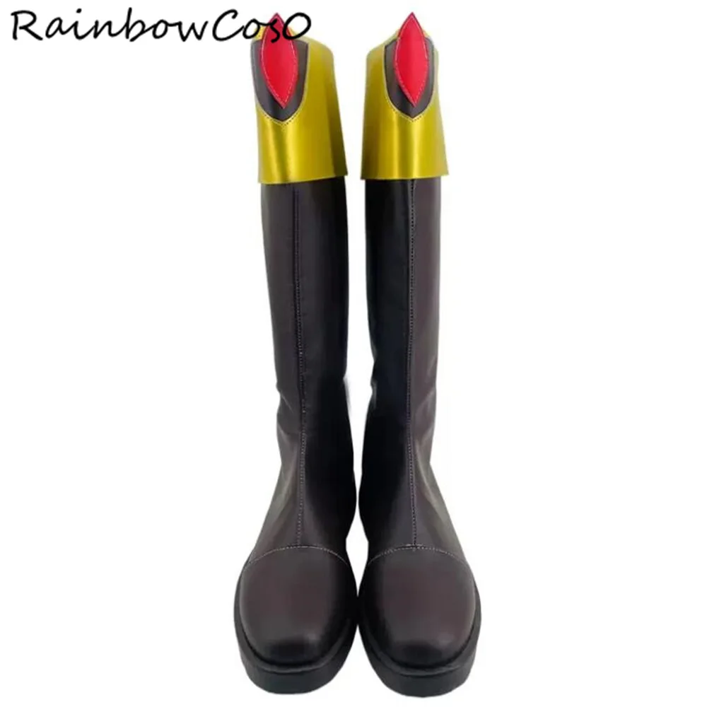 Ohsama Sentai King Ohger обувь для косплея сапоги Аниме Стиль Хэллоуин Рождество RainbowCos0 W3947