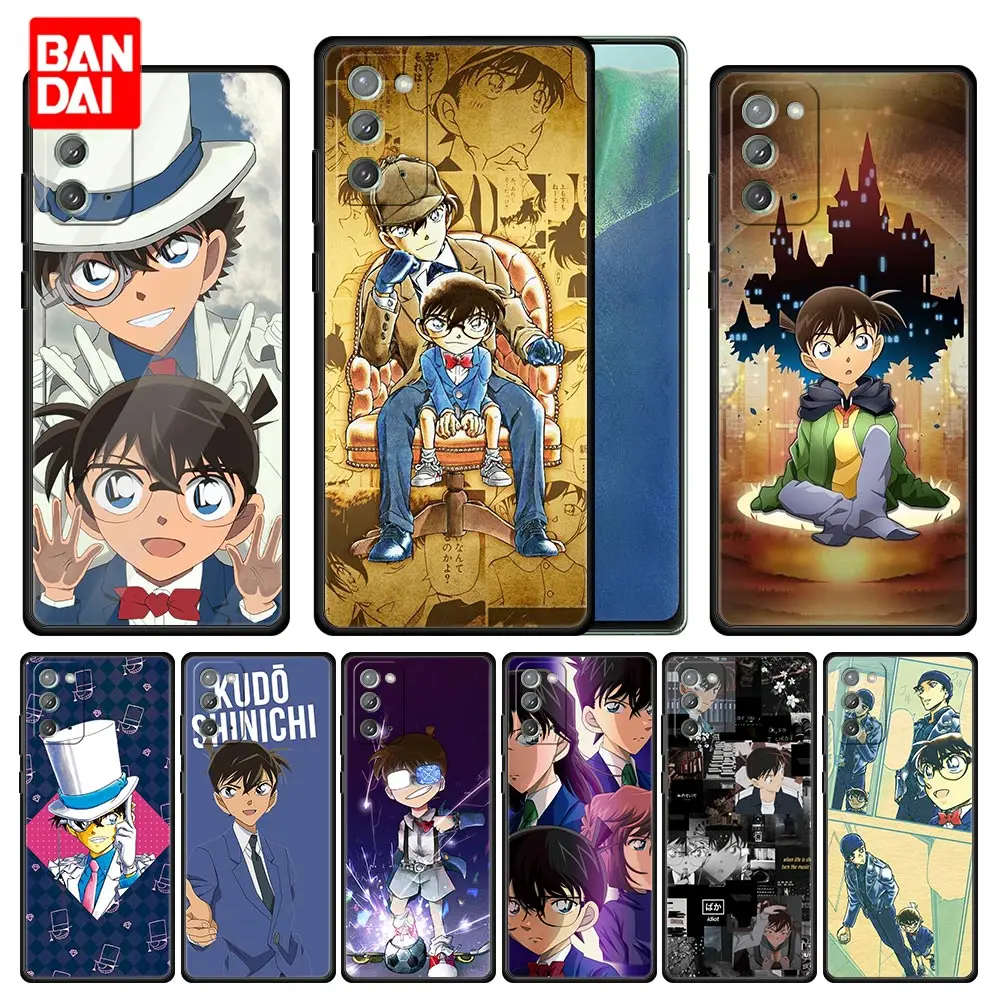 

Cartoon Detective Conan Case for Samsung Galaxy Note 20 10 9 8 S21 S20 FE Plus Ultra Lite 4G 5G Silicone Funda Capa Cover