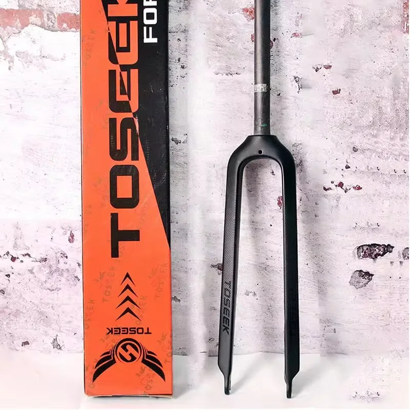 Передние вилки для велосипеда из углеродного волокна TOSEEK 26/27 5/29 дюйма вилка