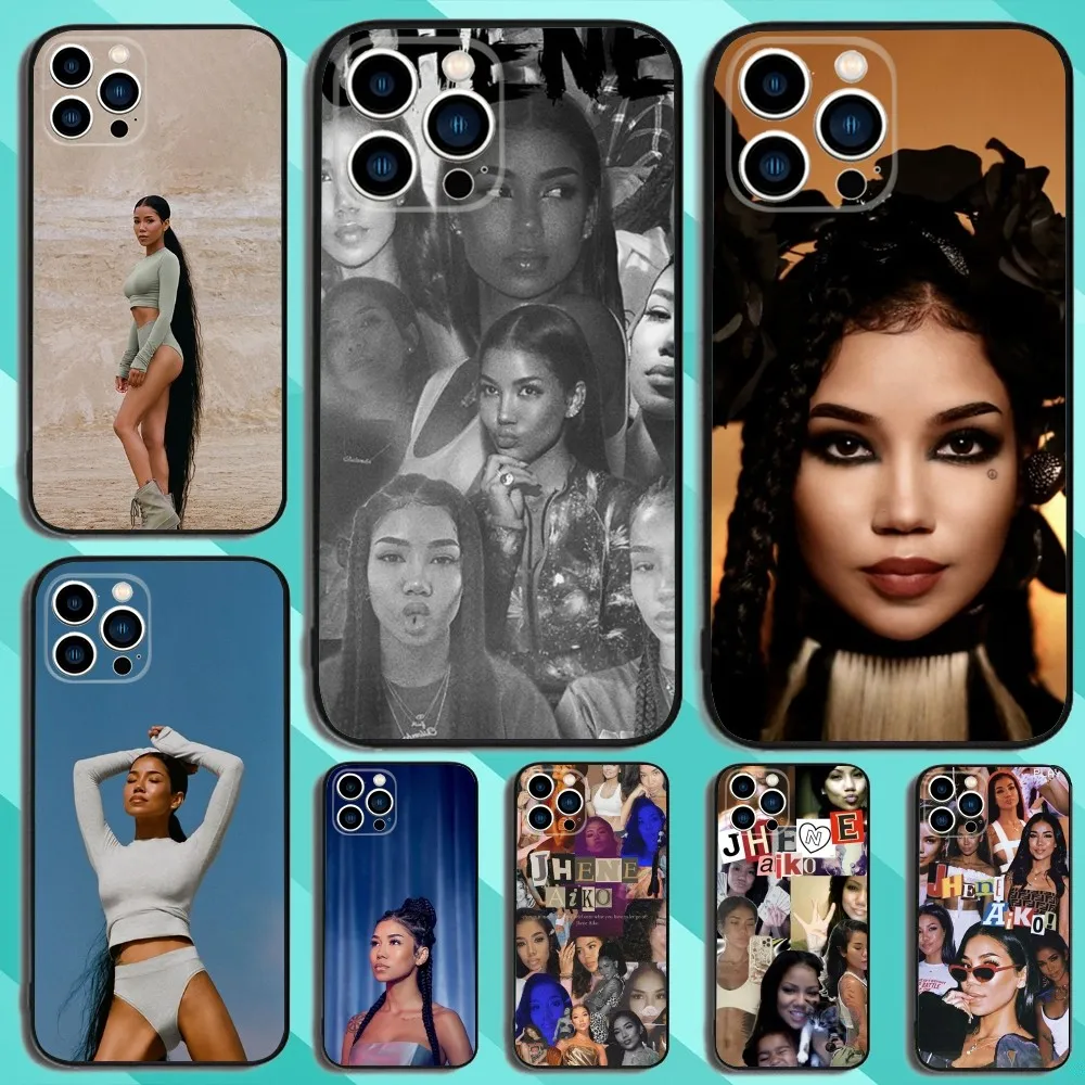 Чехол для телефона Singer J-Jhene A-Aiko iPhone 16 15 14 13 12 11 Plus Pro Max XS X XR SE Mini 8 7 мягкий