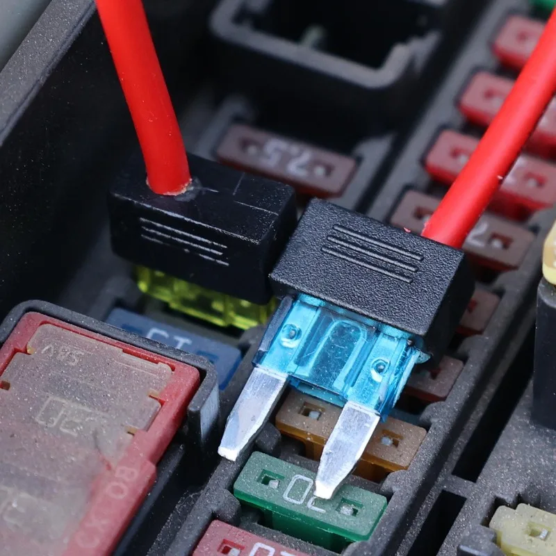 Фото Мини-держатель стандартного автомобильного предохранителя 16AWG, адаптер-разветвитель (TAP) для добавления цепи, удлинитель предохранителя ATM APM, 10А 15А 20А №5