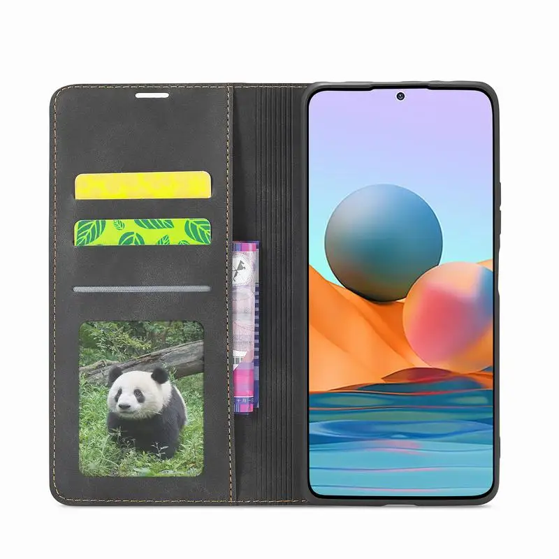 Stong Магнитный чехол для Xiaomi Redmi Note 11 чехол-книжка Pro S 11S кожаный чехол-бумажник