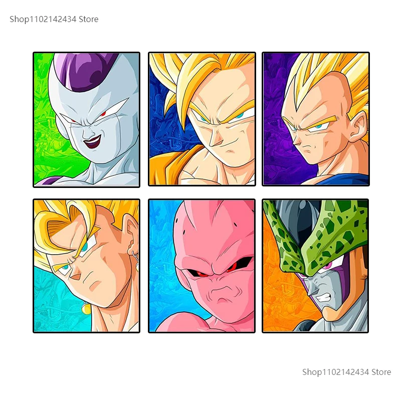 

Classic Cartoon Anime Canvas Painting Wall Art Nordic Posters and Print Dragon Ball Goku Kid Living Kids Home Decoration Gifts