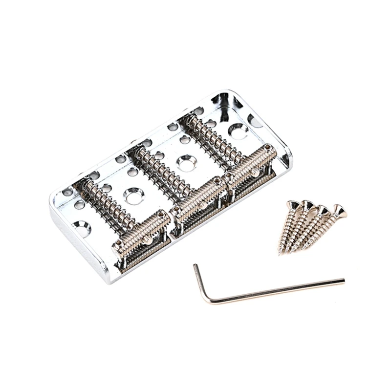 

Fixed Guitar Bridge Saddle Short Bridge With Threaded For TL Electric Guitar Parts