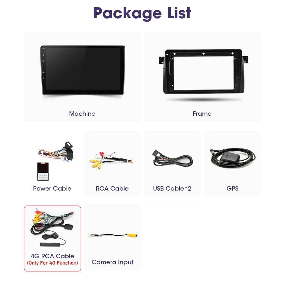 Автомагнитола 2DIN 4 + 64 ГБ android мультимедийный плеер стерео carplay Автомобильная