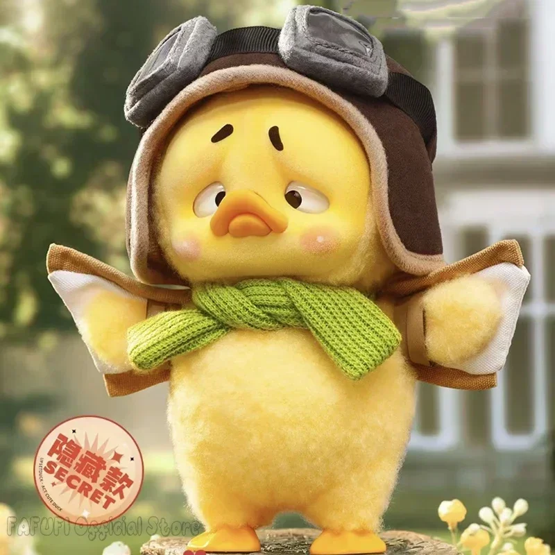 Фото Upsetduck 2 Act Серия милых плюшевых уточек: Слепая коробка-сюрприз, игрушки-загадки, аниме-украшения для рабочего стола, коллекционный подарок, подарок на день рождения №2