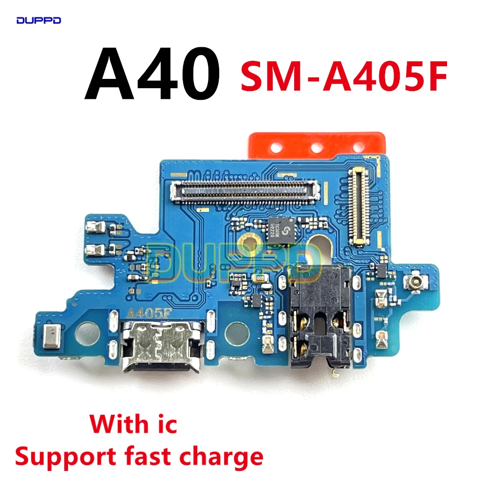 USB-разъем для док-станции зарядного устройства гибкий порт зарядки Samsung A40 A405 A405F