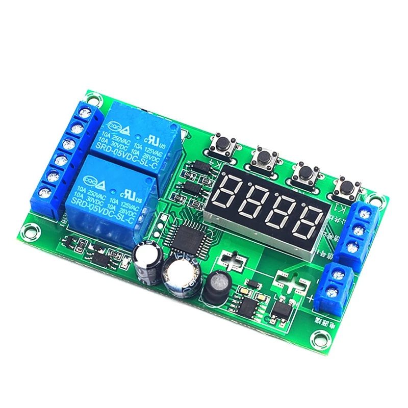 

Hot Sale Two Way Delay Relay Module Pulse Trigger Power-Off 7-30V Universal