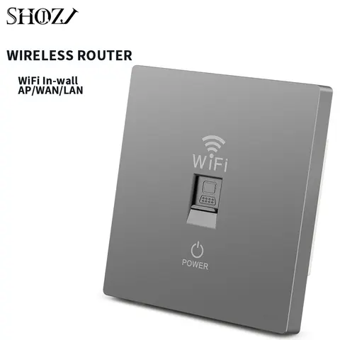 Настенный Беспроводной Wi-Fi-роутер, 300 м, настенная панель, Wi-Fi ретранслятор USB LAN 3G SHOJZJ