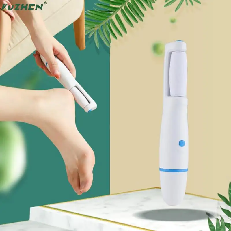 

Электрическая пилка для ног, шлифовальный инструмент для педикюра и пяток, перезаряжаемый от USB, средство для ухода за кожей ног, средство дл...