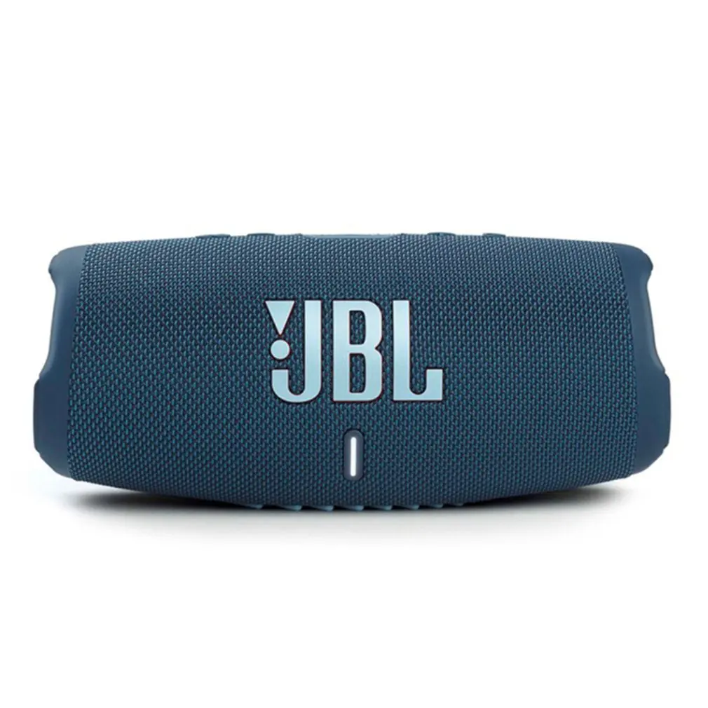 

Синий сабвуфер JBL Charge 5, портативный динамик с пауэрбанком, IP67, водонепроницаемый, пыленепроницаемый, глубокий бас, музыкальный проигрывател...