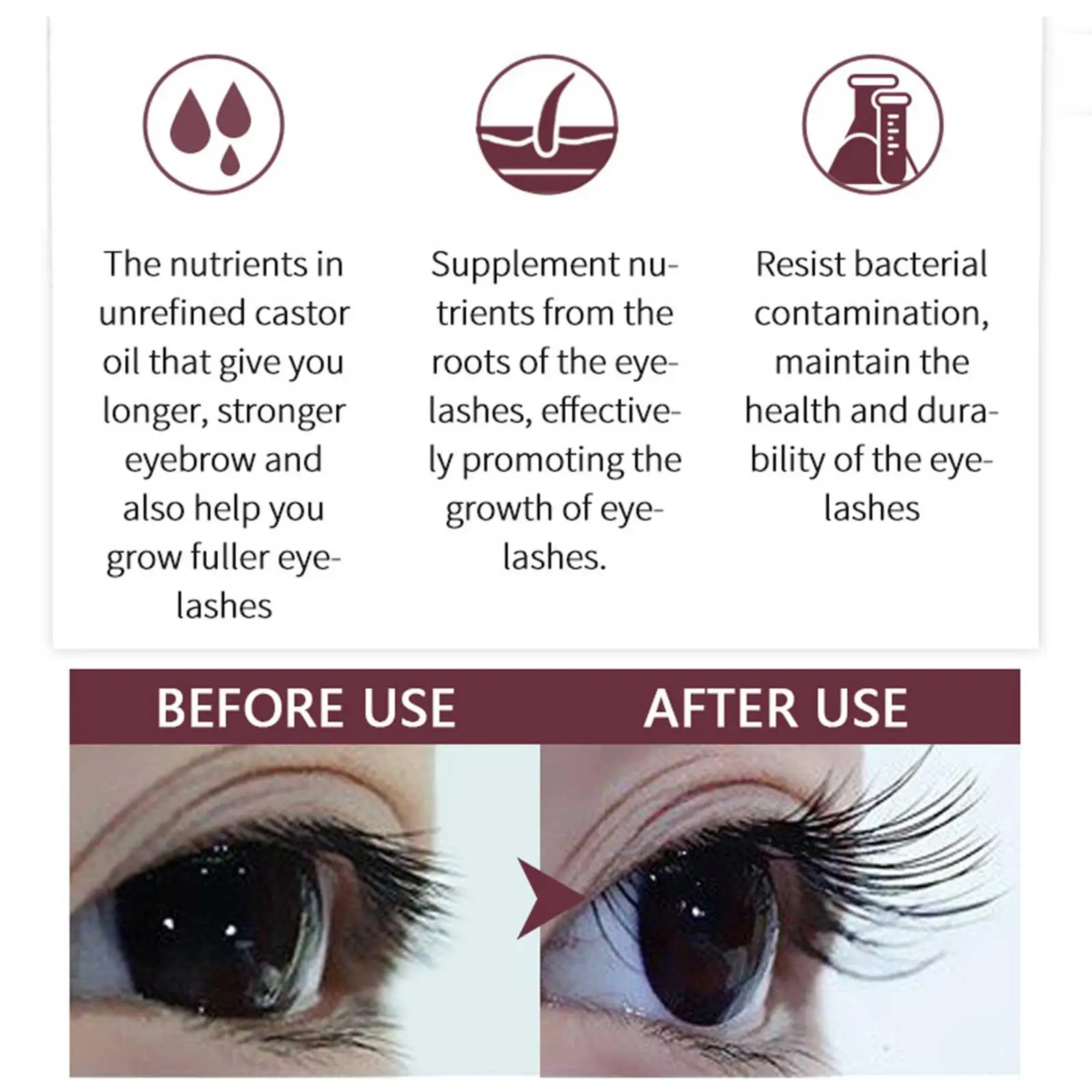 Питательная Жидкая Сыворотка для роста ресниц 10 мл |