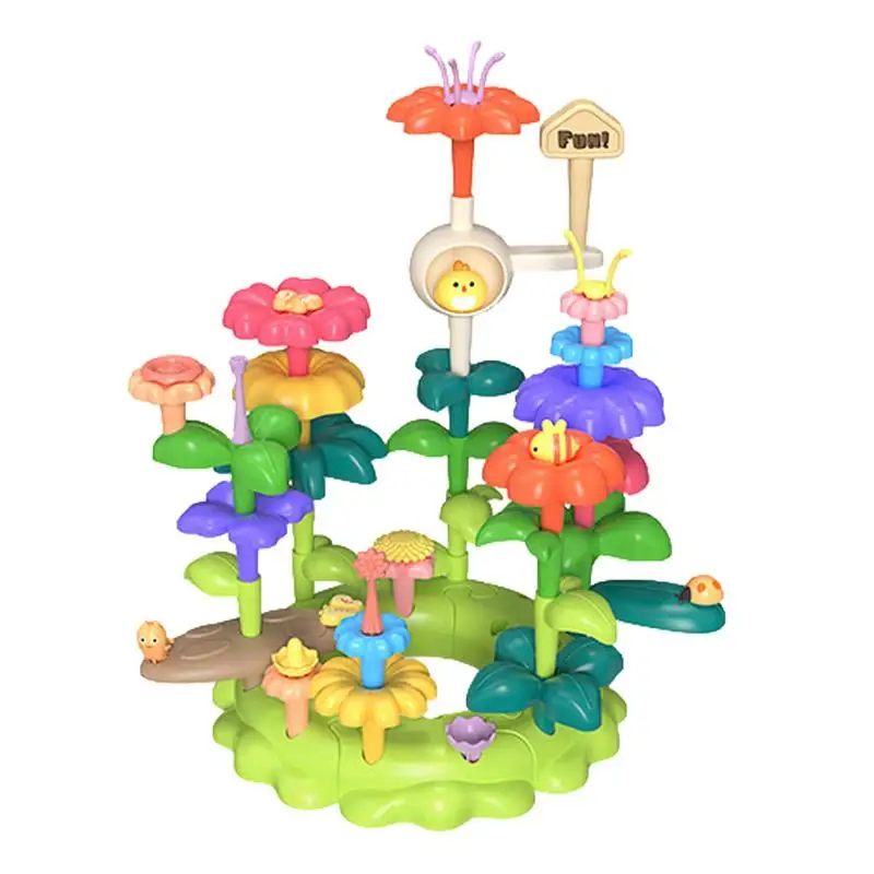 

Цветочные бусины «сделай сам», игрушки для девочек, детская Цветочная композиция, игрушка для получения знаний о растениях, сборные садовые обучающие игрушки