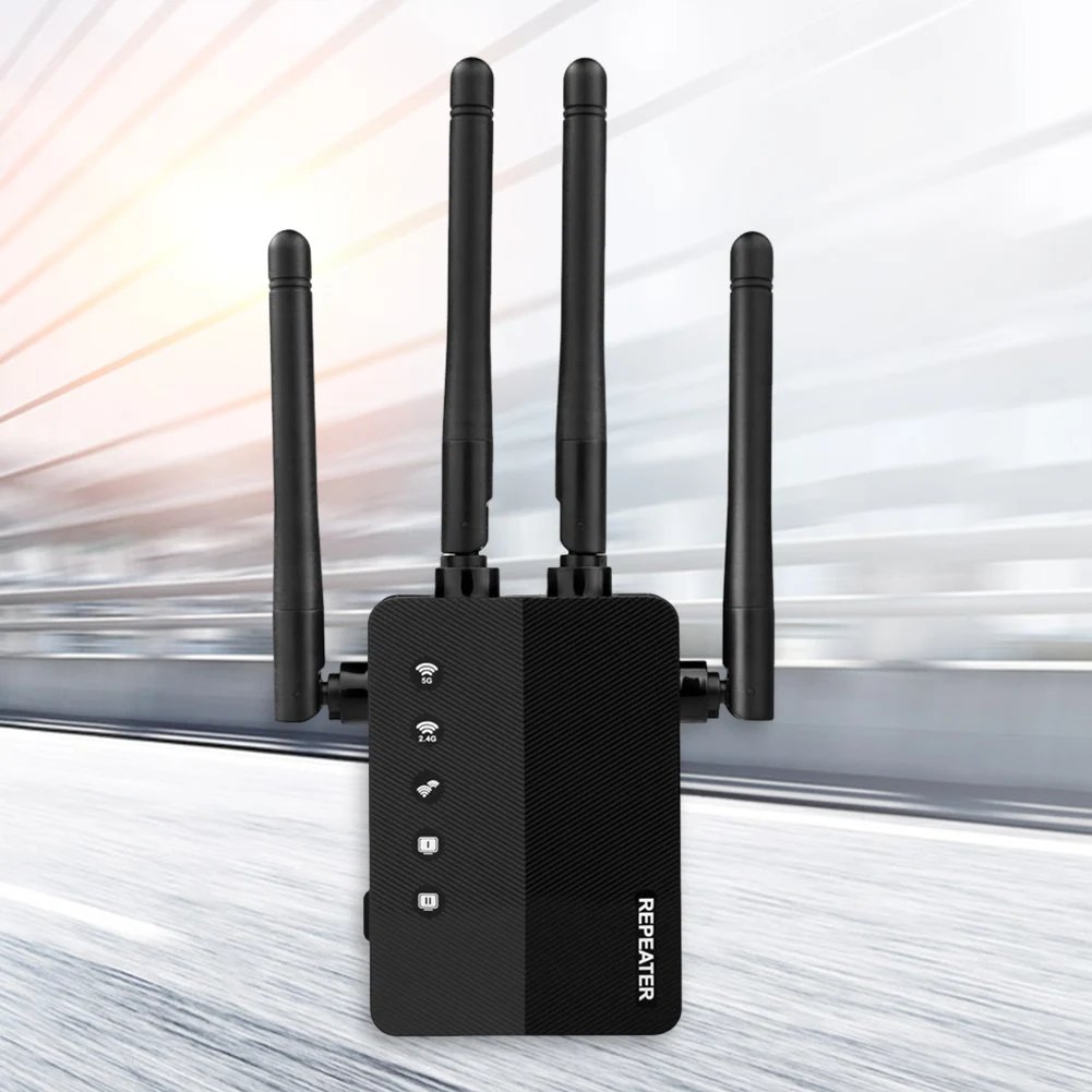 

Беспроводной Wi-Fi репитер AC1200M, 300 Мбит/с, 867 Мбит/с, 5 ГГц и 2,4 ГГц, двухдиапазонный Wi-Fi усилитель, 4 антенны 802.11N/g/b/ac