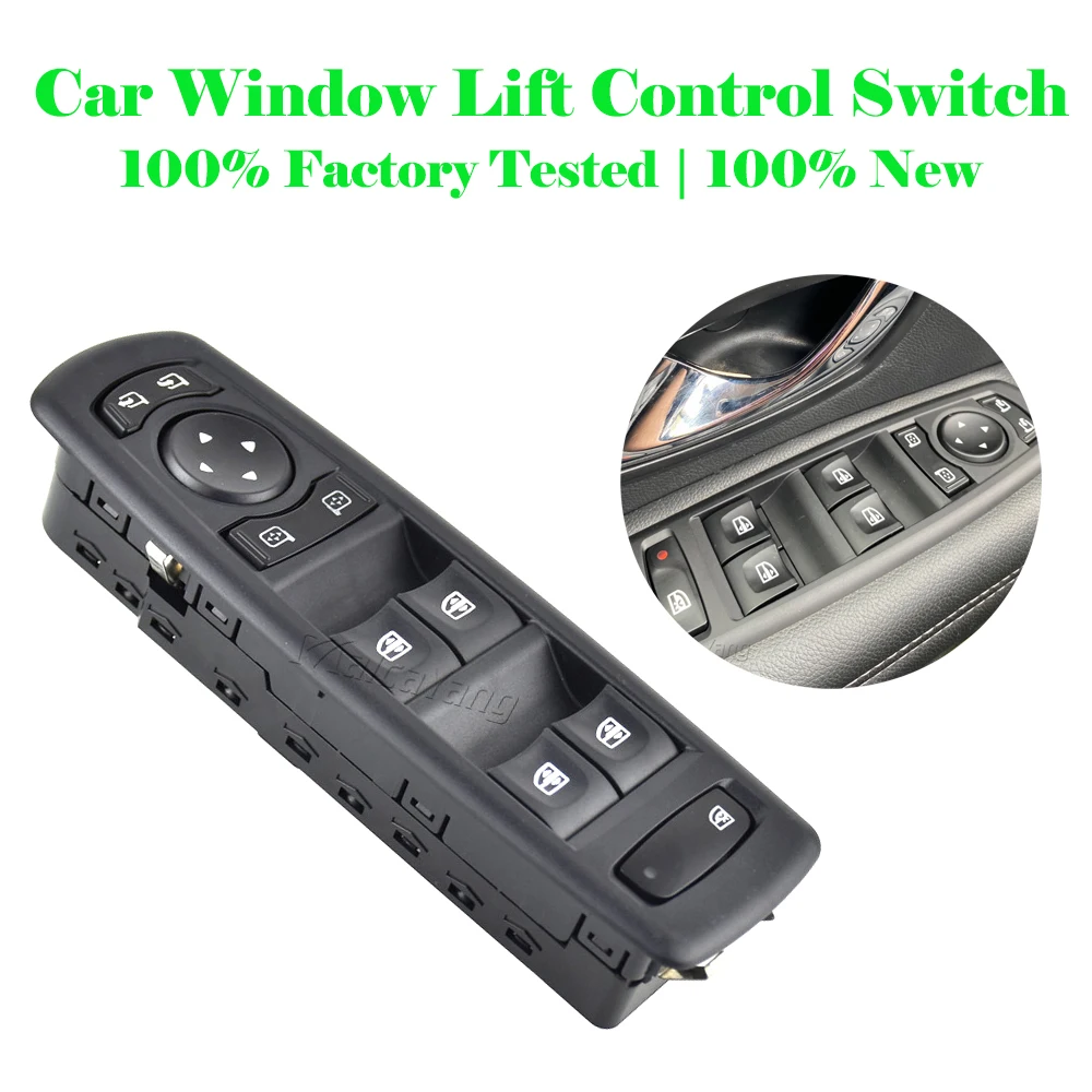 

25400-0015R 254000015R For Renault Megane Laguna III 2008 2009 2010 2011-2016 New High Quality Electric Power Window Switch
