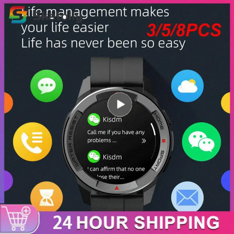 

3/5/8 шт., смарт-часы с батареей 350 мАч