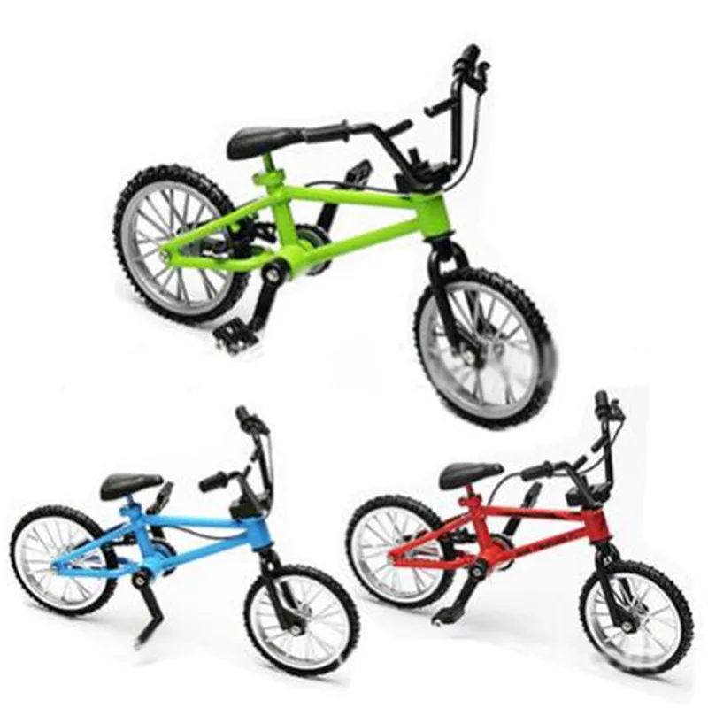 

Hot Sale Kids Mini Simulation Alloy Finger Bike Toys Xmas Birthday Gifts for Children Fingerboard Bicycle Toys With Brake Rope