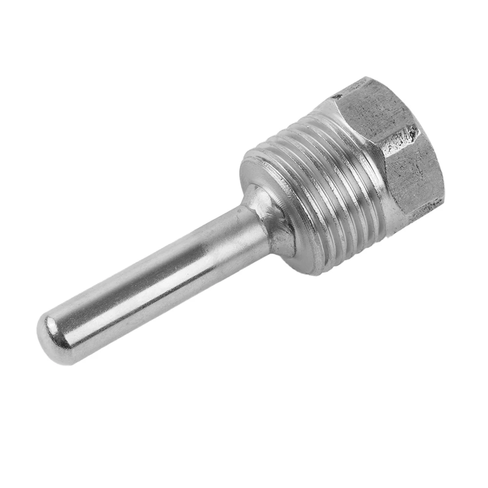 

1PC 30-200mm Thermowell 304 Stainless Steel 1/2 BSP G Thread For Temperature Sensor Fit Line Tube With Diameter Under 6mm