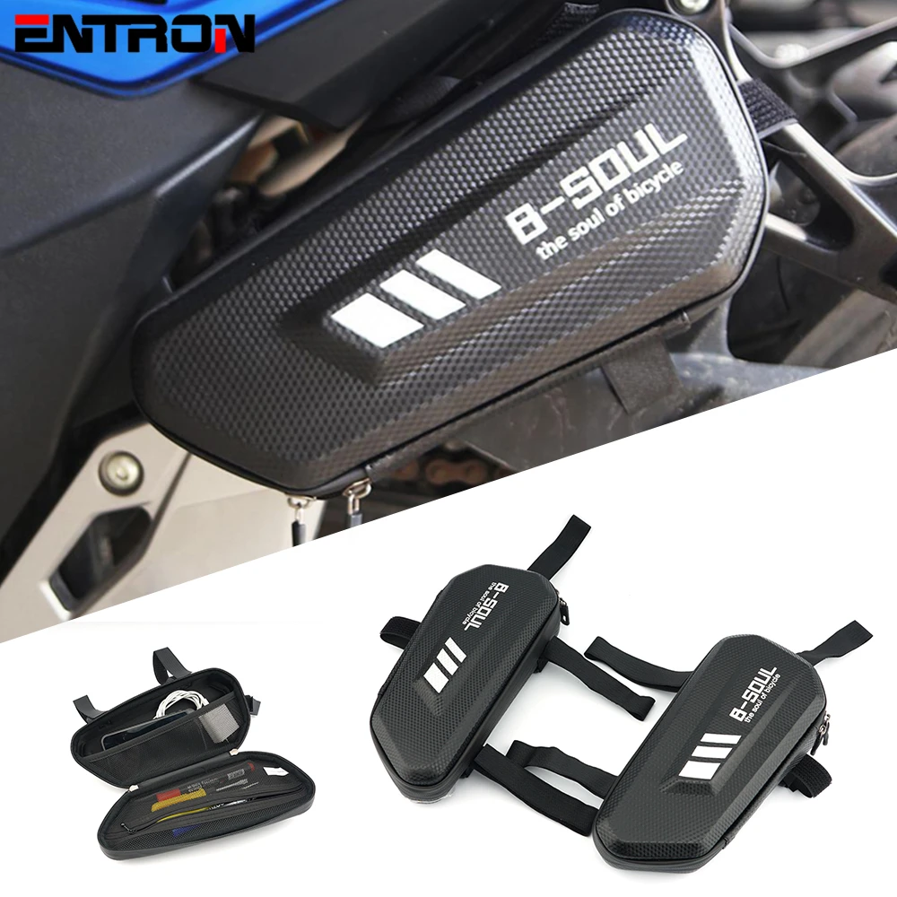 

Universal For BMW Yamaha Honda Kawasaki Ducati Suzuki SYM KYMCO KTM Duke Benelli Aprilia Hard Shell Triangle Side Bag Package