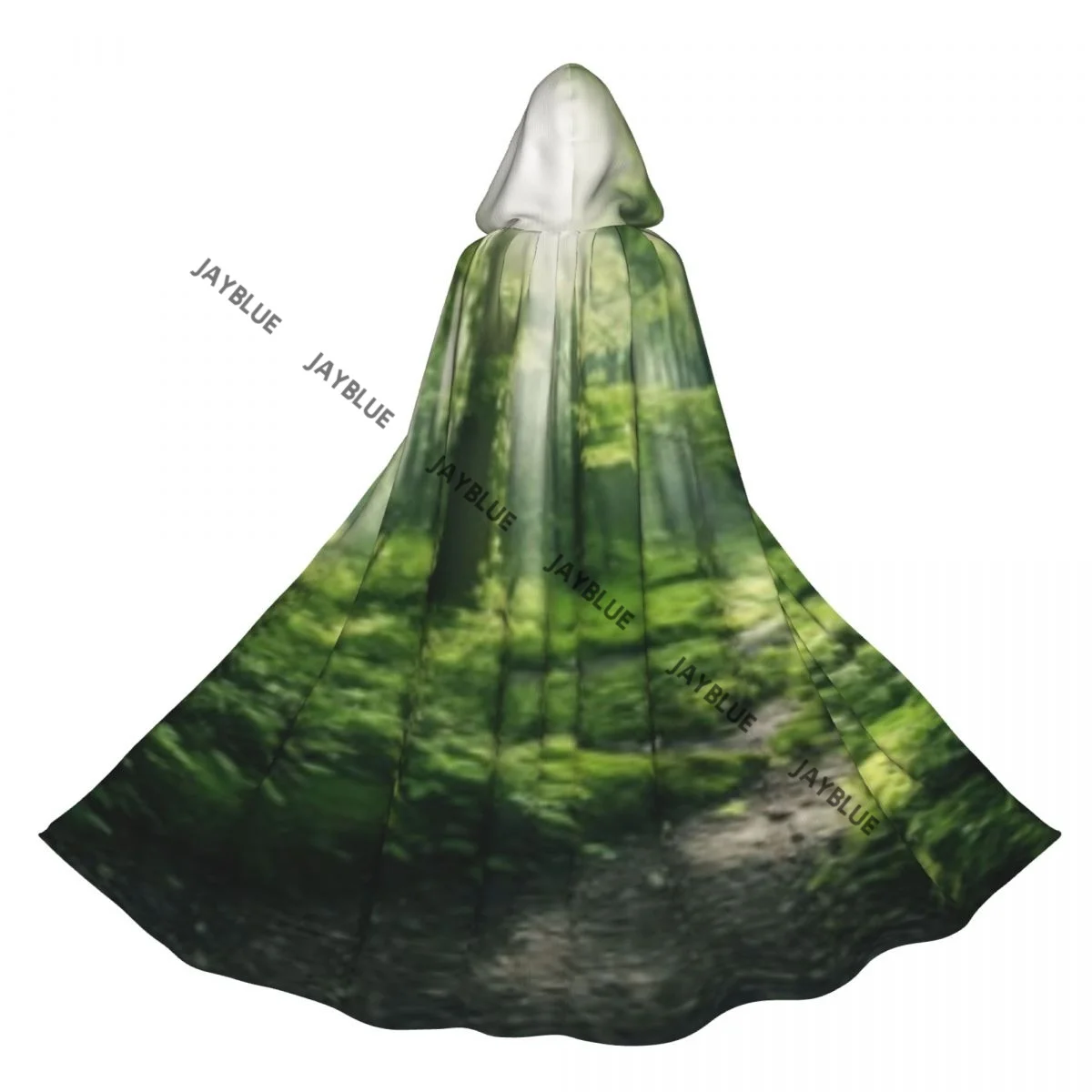 Двусторонний плащ унисекс с капюшоном для взрослых вампиров накидка лесная