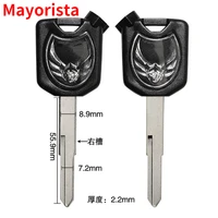 mayorista 55mm for honda blank key motorcycle replace uncut keys scooter magnet anti theft lock airblade lead pcx 125 150 scr100