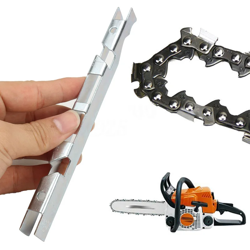 

Depth Gauge File Guide & Bar Groove For 1/4" 3/8" P 0.325" Chain Saw Chainsaw Lawn Mower Chainsaw Chain File Guide Tool