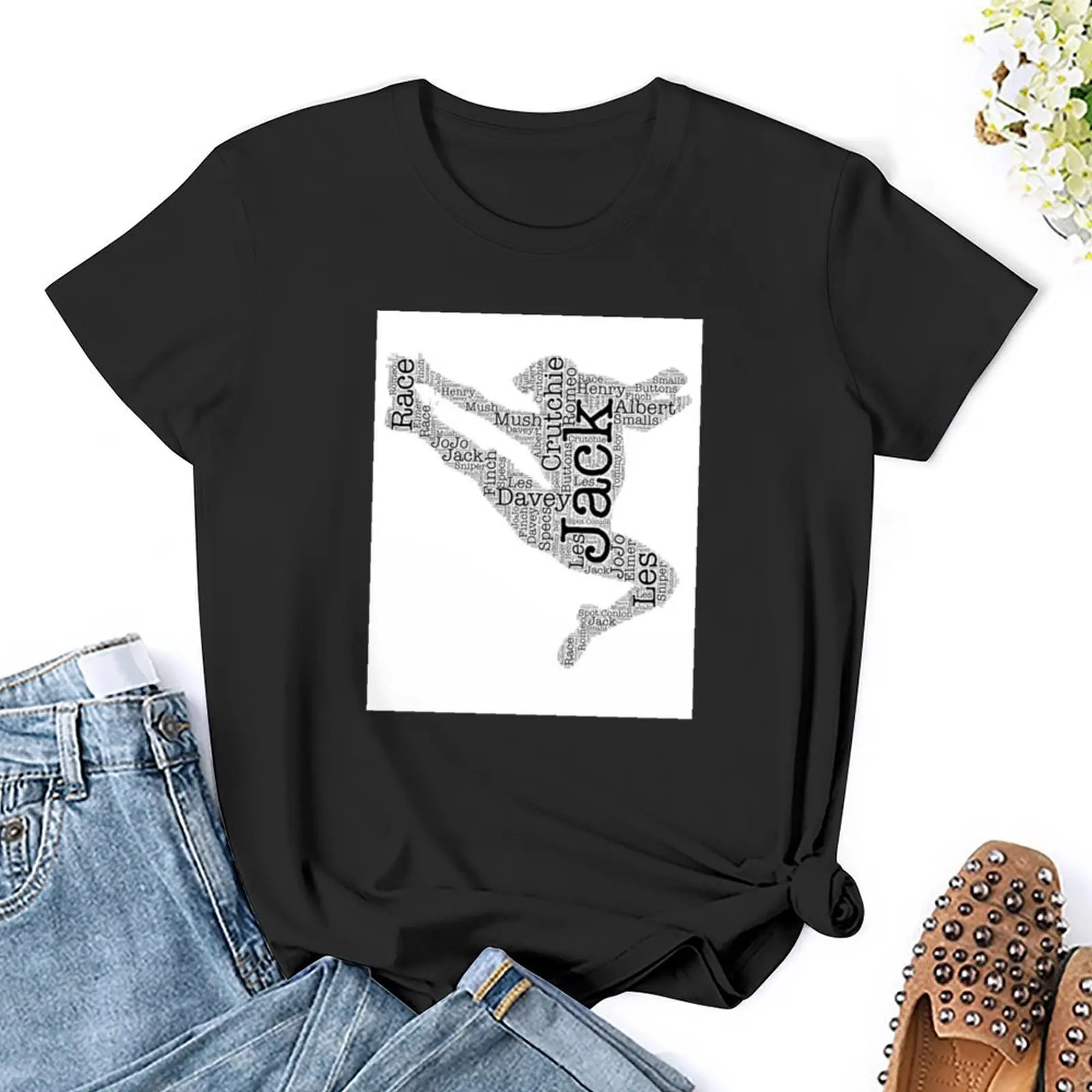 Женская футболка с принтом