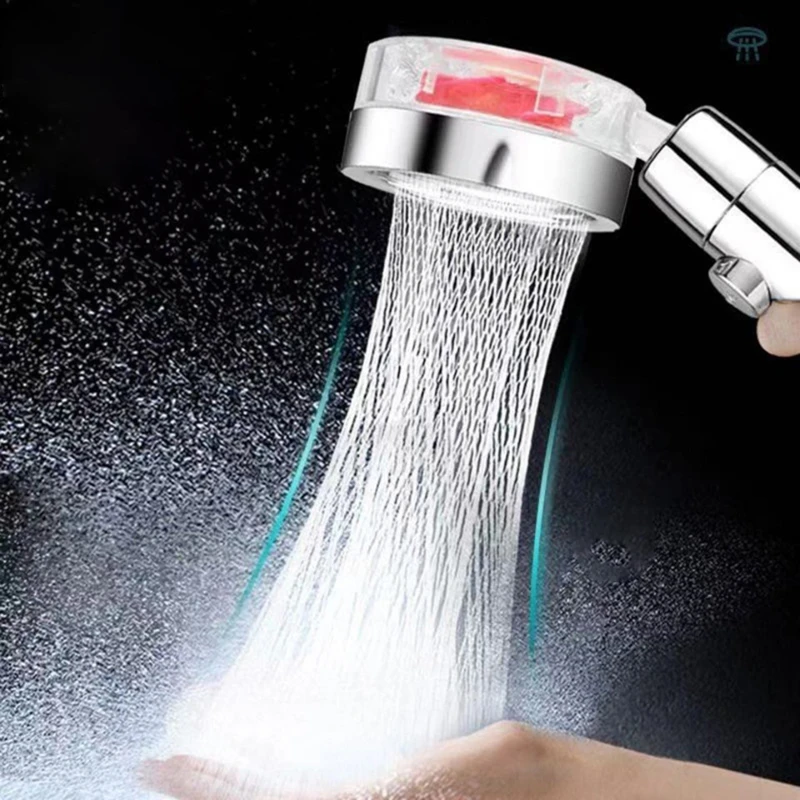 

Shower Head Water Saving Massage High Preassure With Fan Premium Bathroom Shower Accessar Holder Showerhead Bathroom Accessories
