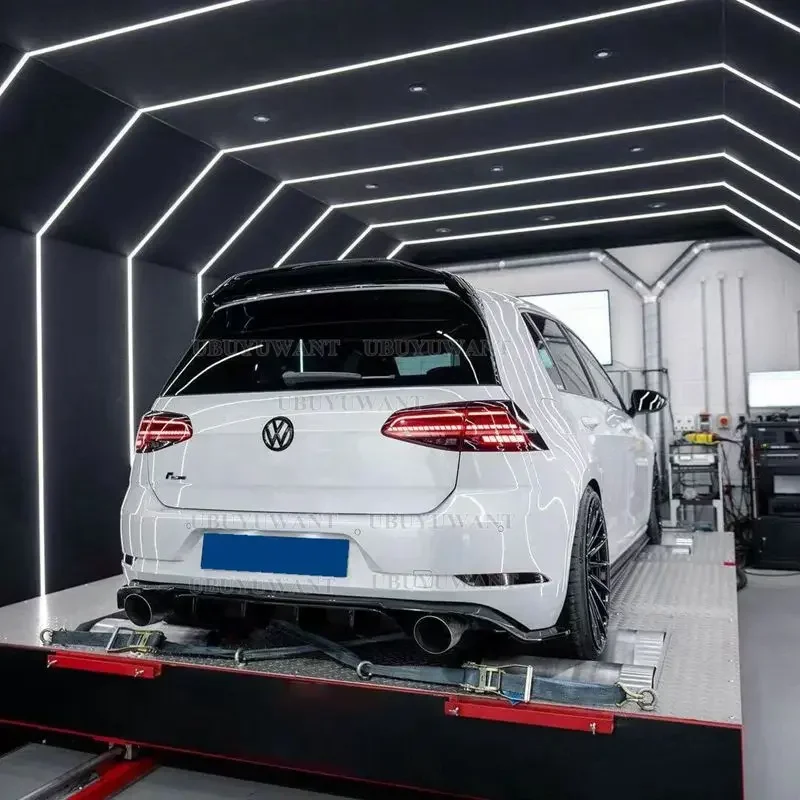 Крыша Aspec стиль для Golf7 MK 7 MK7.5 Стайлинг автомобиля ABS пластик Mater задний спойлер Golf