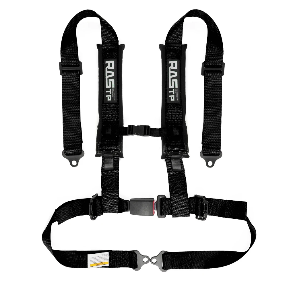 Универсальный 2-дюймовый четырехточечный ремень безопасности RASTP с губчатым болтом для гонок ремень нейлоновые ремни ремень безопасности BAG091 уроки безопасности