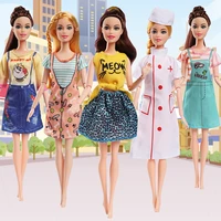16 30 cm 11 inch bjd doll clothes dress fashion skirt dress up princess diy costume girls play house toys