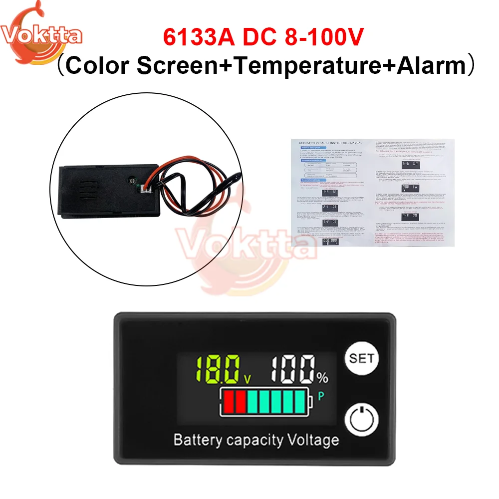 Gaqqee 6133A Цифровой вольтметр 8-100В