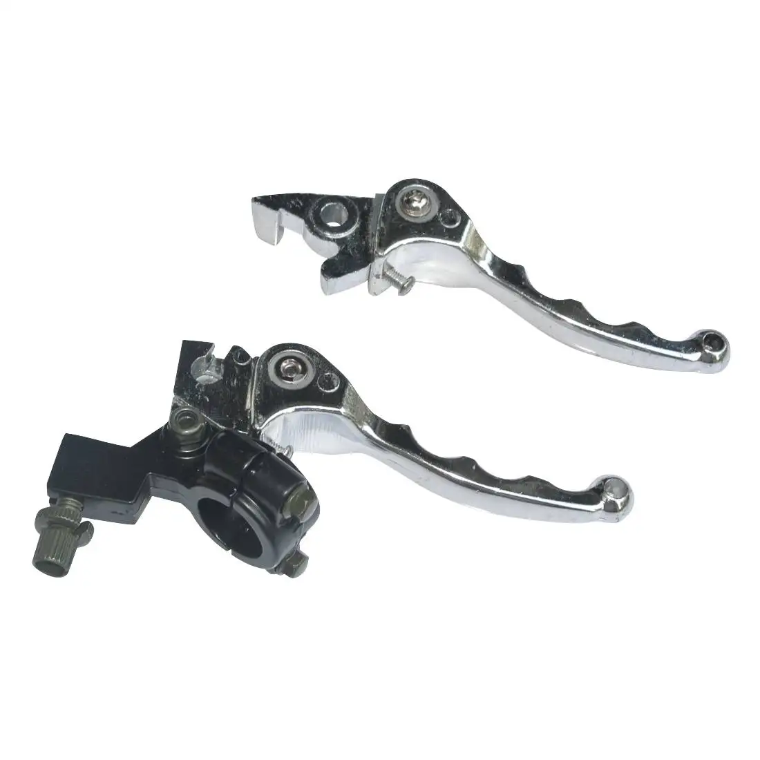 

Folding Brake Clutch Lever Set 7/8" For 110 125 140 200cc Pit Dirt Bike Chrome