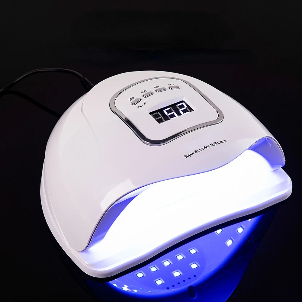 80W  Nail Dryer for Curing All Gel Nail Polish UV LED Smart Light for Gel Protable Nail Drying Lamp Manicure Tools