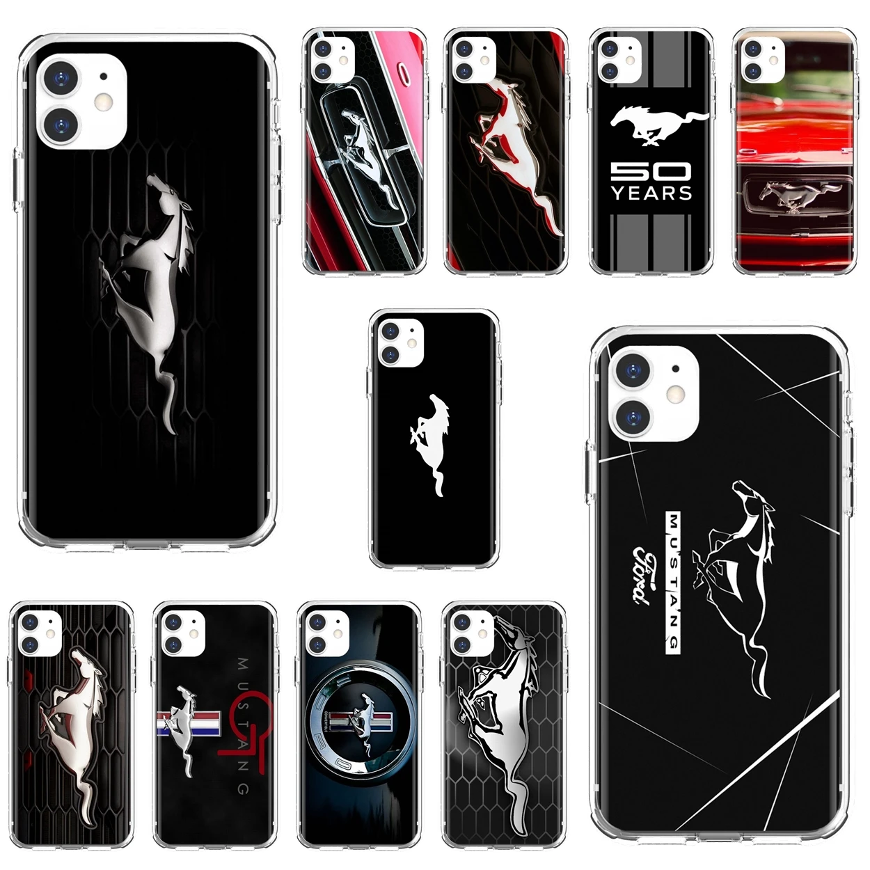 Чехол для Ford Mustang-GT-Concept-Boss-логотип ZTE Blade A910 A610 A530 A510 Oneplus One plus 3T 5T 6T 6 7 8 7T Pro мягкий